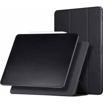PITAKA Folio Case - магнитен полиуретанов кейс с поставка за iPad Pro 12.9 M2 (2022) iPad Pro 12.9 M1 (2021), iPad Pro 12.9 (2020), iPad Pro 12.9 (2018) (черен)
