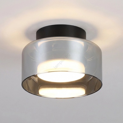Brilagi - LED Вградено осветително тяло AURA LUX 1xGX53/30W/230V Ø 13 см черно/опушено (BG3446)