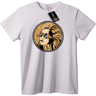 NOONEBRAND Тениска MB Аниме Герой - M, White