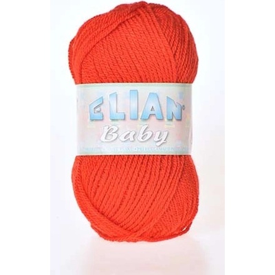 Pletací příze ELIAN BABY 207 červená