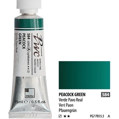 ShinHan Akvarelová barva PWC 15 ml Peacock Green 584 – Hledejceny.cz