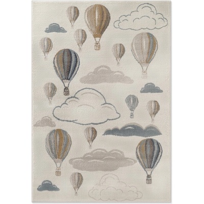 Кремав детски килим 160x235 cm Hot Air Balloon - Hanse Home (106209-160x235)