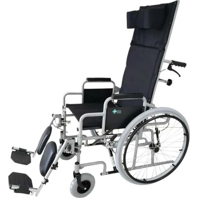 REHAFUND YJ-011JA, polohovateľný invalidný vozík 48cm, čierny