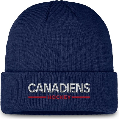 Fanatics Pánská zimní čepice Montreal Canadiens NHL Authentic Pro A/Cap Cuffed beanie