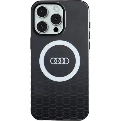 Audi Кейс Audi IML Big Logo MagSafe за iPhone 15 Pro Max, черен (AUDI000078-0)