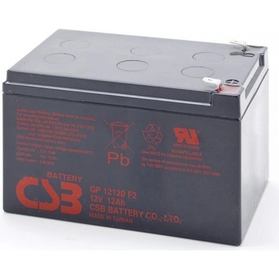 CSB-Battery CSB GP12120F2 12V 12Ah battery (GP12120F2)