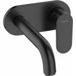 Hansgrohe Вграден смесител за умивалник Hansgrohe Vernis Blend 20.7 cm, матово черен, без тяло за вграждане (71576670)