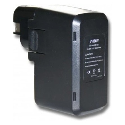 VHBW Bosch BAT001 / GSR 9.6 / GBM 9.6VES-2 / PDR 80, 9.6 V, 3.3 Ah - neoriginální