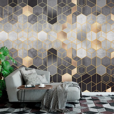 Art Gift Decor Фототапет - Златен блясък