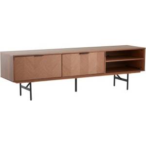 Jotex Маса за телевизор от декор от орех в тъмно естествен цвят 180x51x40 cm Duvberg - Jotex (1609578-01-0)