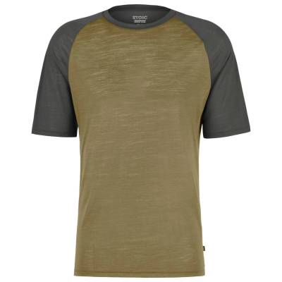 Мъжка мериносова блуза Stoic Performance Merino150 BydalenSt. II Shirt Merino shirt - Olive / Black - размер 4XL (216-6698-0317)