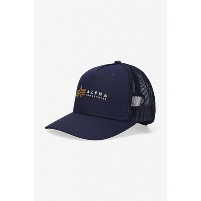 Alpha Industries Alpha Label Trucker Cap rep.blue