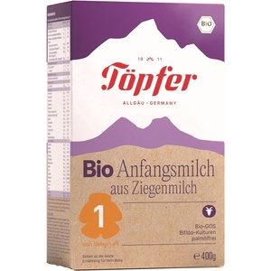 Töpfer Био козе мляко за кърмачета Töpfer Lactana 1, опаковка 400 g (4006303006080) - ozone