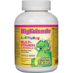 Natural Factors BigFriends Multi-Vitamin & Minerals, 60 дъвчащи таблетки, Natural Factors