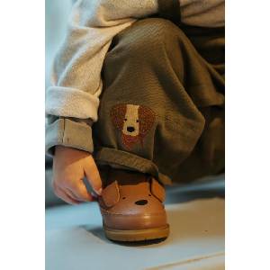 Donsje Детски кожени зимни обувки Wadudu Classic Boots Dog (2022004.22.28)