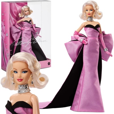 Mattel Barbie Signature Marilyn Monroe sběratelská v růžových šatech – Hledejceny.cz