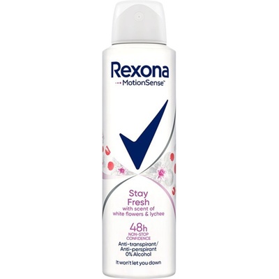 Rexona Спрей дезодорант White Flowers & Lychee, 150 ml