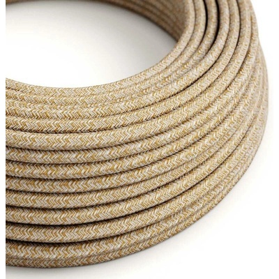 Creative Cables RS82 2x0,75mm² hnědá se třpytem 1 m