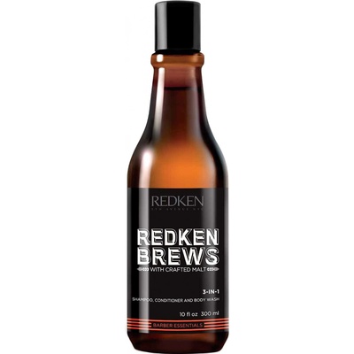 Redken Brews šampon 3v1 300 ml