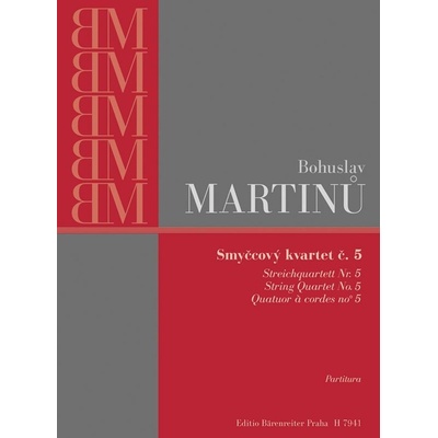 Smyčcový kvartet č. 5 - Bohuslav Martinů