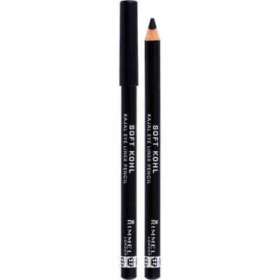 Rimmel Soft Kohl Kajal Eye Liner Pencil 61 Jet Black 1,2 g – Zbozi.Blesk.cz