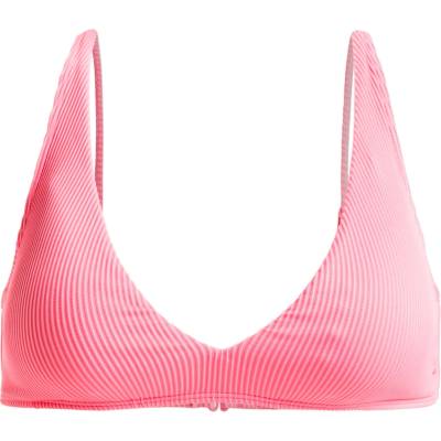 Roxy Дамско бикини горнище Roxy Women's Rib Love the Oceana V Bikini top - Pink Carnation - размер XXL (150-3921-0416)