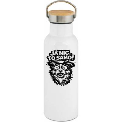123TRIKO termoska Já nic, to samo! černý potisk 500 ml