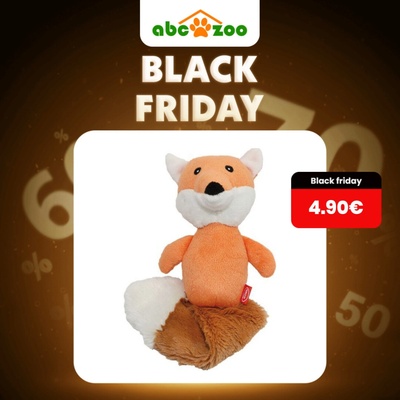 Beeztees Hračka pre psov Flatino plyš líška pískacie 30 cm