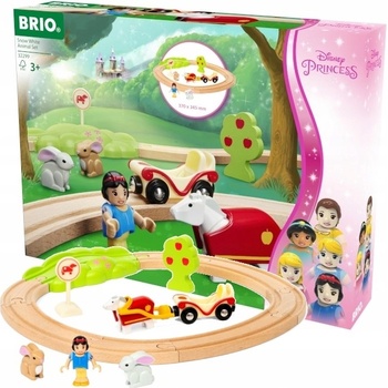 Brio World 32299 Disney Princess Vlakový set Sněhurky a zvířátek