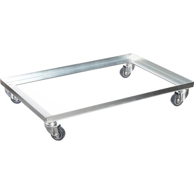 PK Group Vozík pod prepravky kov 600x400 mm 4 otočné kolesá 50 mm 4S