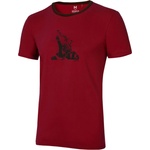 Ocun Мъжка тениска Ocun Classic T Organic Airwolf T-shirt - Wine Syrah (216-0438-0113)