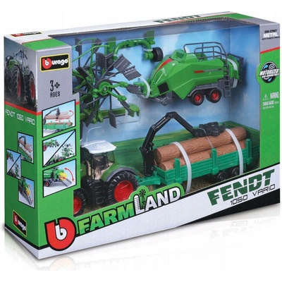 Bburago Fendt 1050 Vario s príslušenstvom
