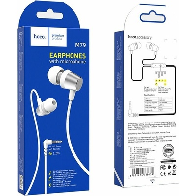 Hoco Wire Earphones Jack 3,5 mm With Microphone M79