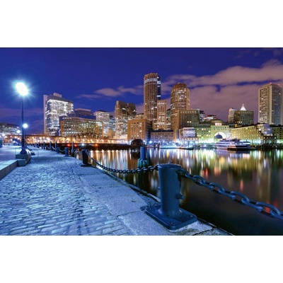 Dimex MS-5-2938 Vliesová fototapeta Boston Financial District rozměry 375 x 250 cm