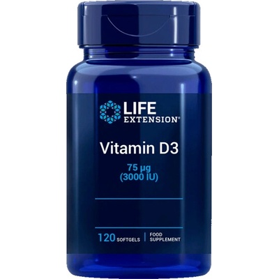 Life Extension Vitamin D3 3000IU 120 tobolek