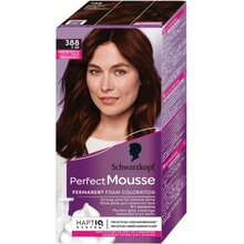 Schwarzkopf Perfect Mousse farba na vlasy 3-88 Tmavý červenohnedý 388 3-88 35 ml