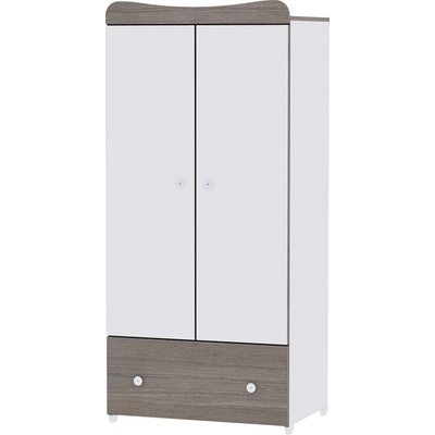 Lorelli Classic ГАРДЕРОБ exclusive БЯЛО/КАФЕ (10170120027)