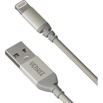 YENKEE Кабел 612 SR USB Male към Lightning Male, 2 m, сив (30016082)