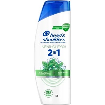 Head & Shoulders Menthol Fresh 2 v 1 šampon proti lupům 330 ml