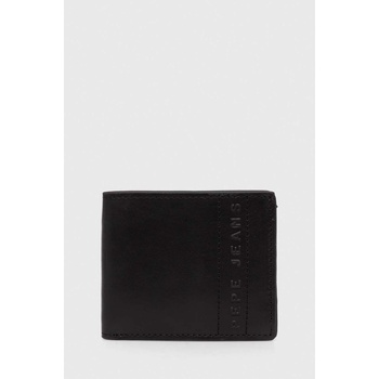 Pepe Jeans Кожен портфейл Pepe Jeans KELIAN WALLET мъжки в черно (PM070382)