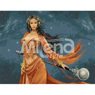 Milena Style Вълшебница - гоблен със схема конци Ariadna 1: 1