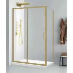 Fluminia Правоъгълна душ кабина Fluminia Iris Gold 120x90 см, четкано злато (S02RE01BG 120X90)