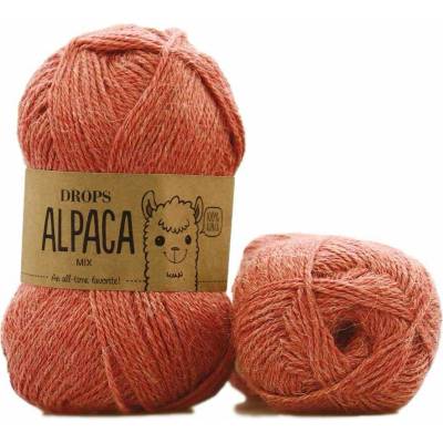 Drops Alpaca MIX 9026 rumělka
