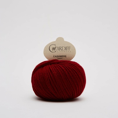 CASHMERE CLASSIC Cardiff Cashmere Farby CASHMERE: 714 bordó