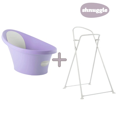 Вана със стойка Shnuggle - цвят по избор (SBP-PRL-EUR+SHN-BST-STRP)