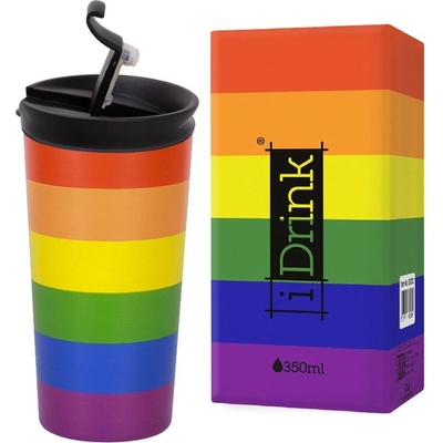 I Drink love is love termohrnček 350 ml viacfarebná