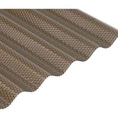 Lanit Plast Vlnitý polykarbonát Marlon CSE Diamond VL 76/18 2,6 mm 1,045 x 5 m čirý 1 ks