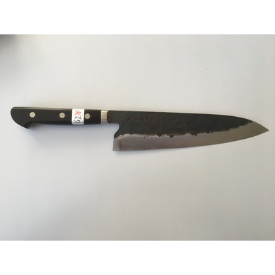 Fujiwara Teruyasu FUJ TSAS-WGY210 GYUTO KNIFE [Denka] Нож на главния готвач 210 mm осмоъгълна дръжка с накрайник от биволски рог