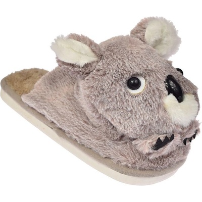 Domácí Obuv dětská zvířátka domácí pantofle YF-47 BR