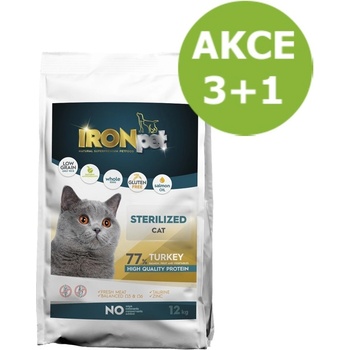 IRONpet Cat Sterilized Turkey 12 kg